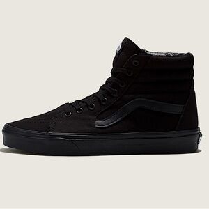 Vans Black High-Top Sneakers with Suede and Canvas